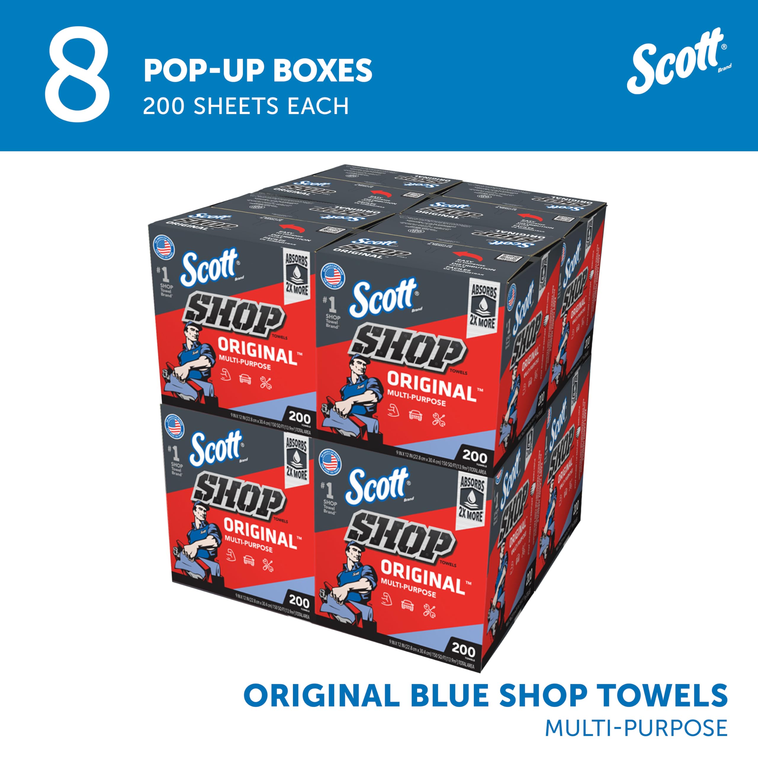 Scott primer plano de textura tipo tela que mejora absorción y resistencia