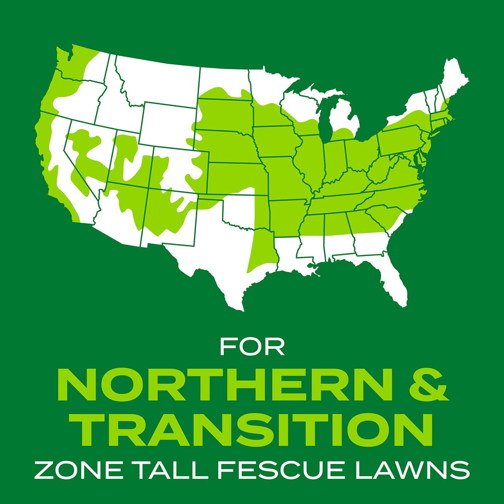 Scotts finished lawn in yard showing lush tall fescue performance