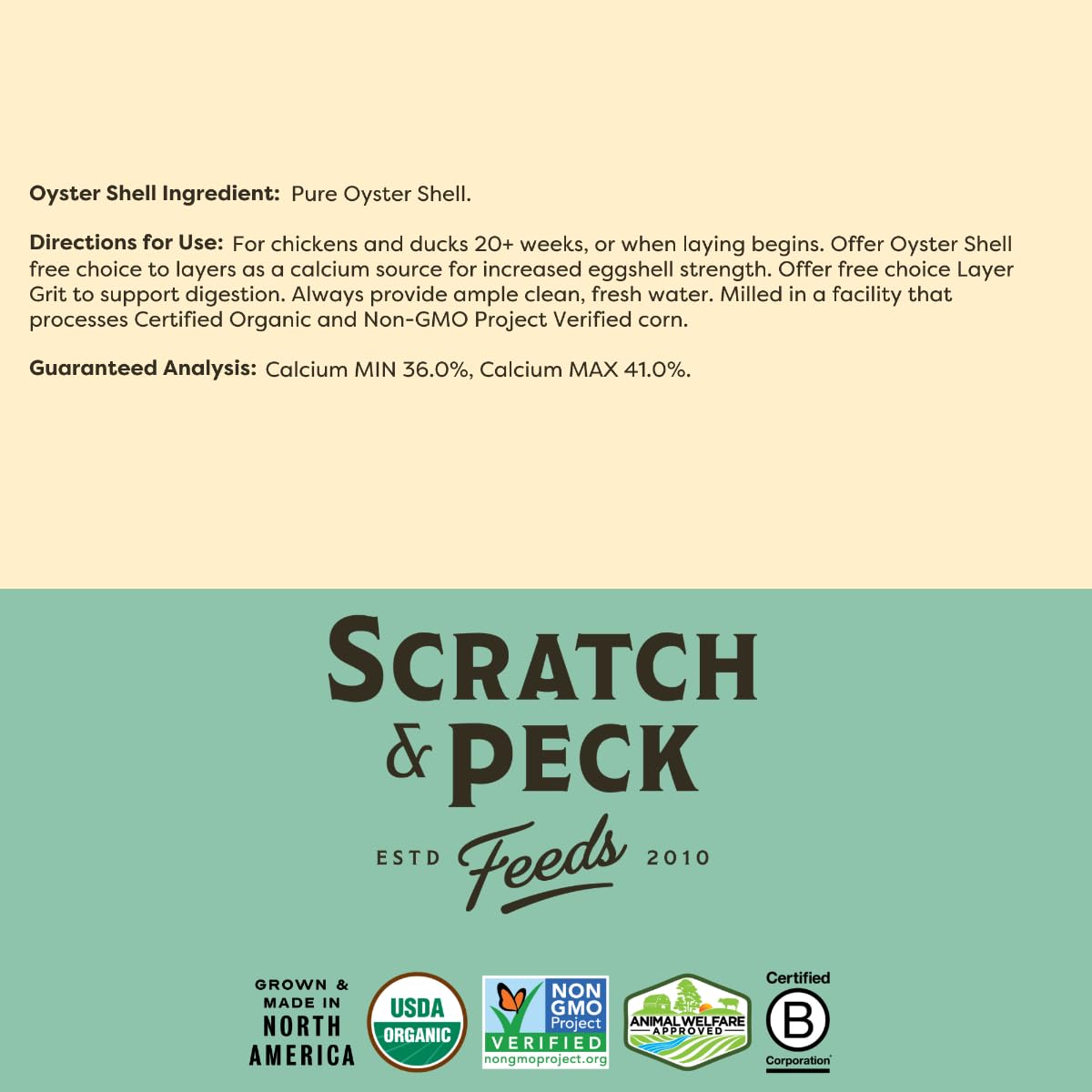 Scratch and Peck Feeds ambiente de granja sostenible mostrando uso responsable
