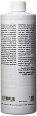 Detalle de la textura del líquido Seachem Stability y su botella