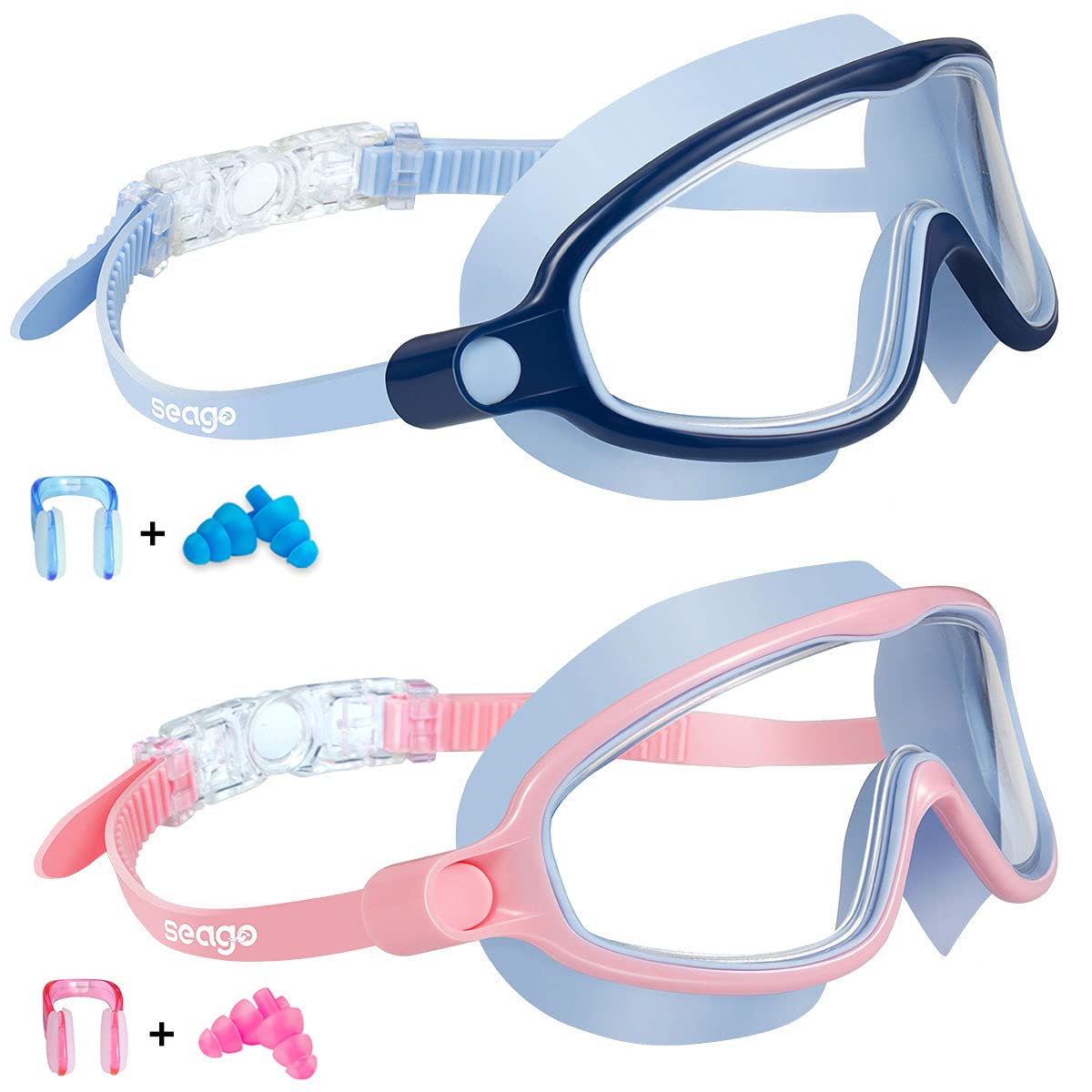 Seago gafas frontal pack mostrando dos unidades y diseño hermético