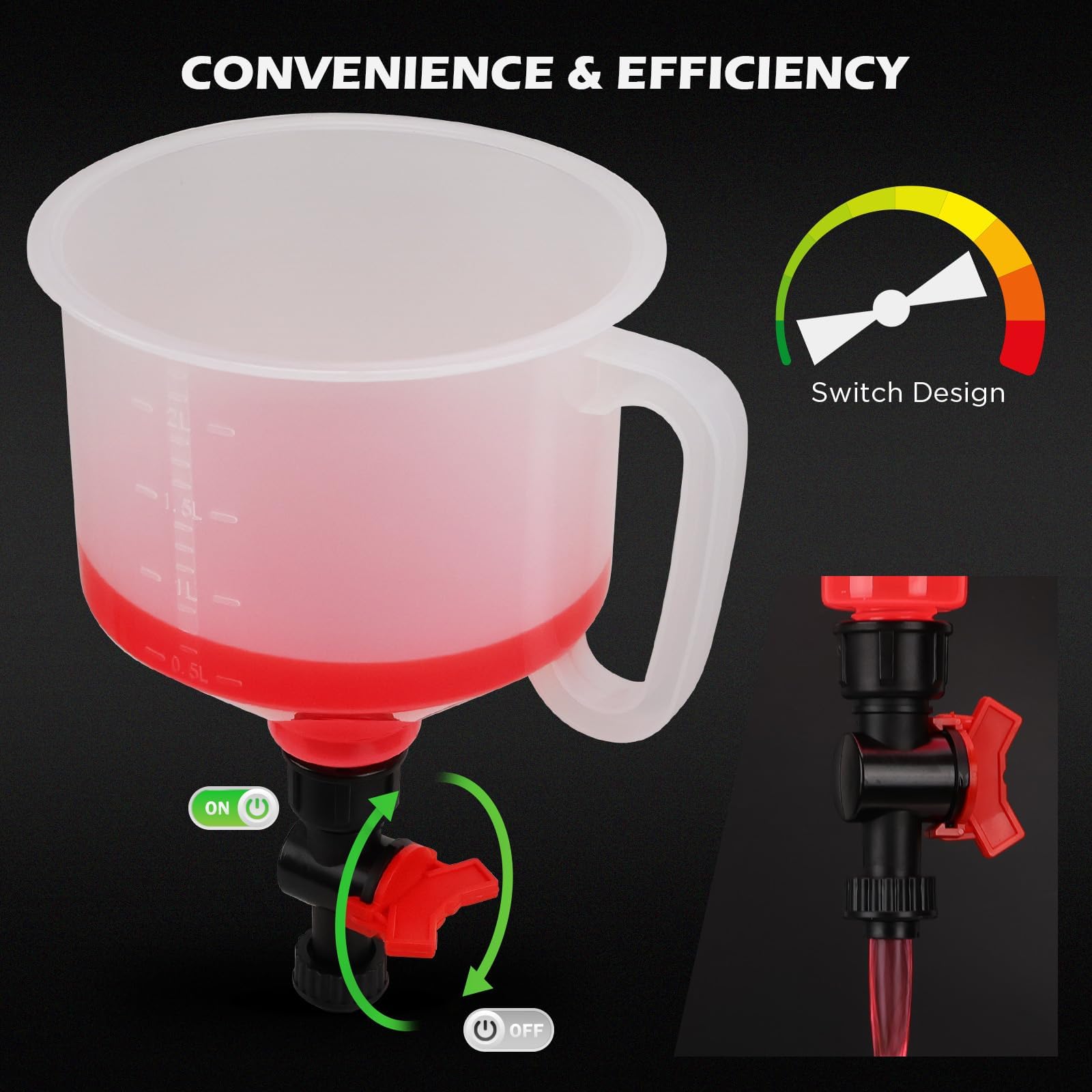 SEDY manguera PVC y fuelle sifón permiten trasvase manual seguro y limpio