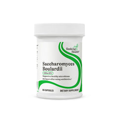 Seeking Health frasco frontal mostrando cápsulas y marca, conveniencia de uso