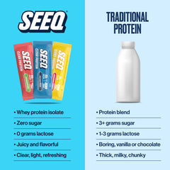SEEQ bebida clara en vaso que muestra textura ligera y refrescante