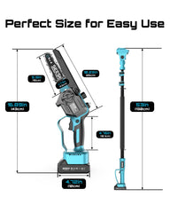 Seesii cutting head angle detail showing adjustable head for precise angled cuts and control