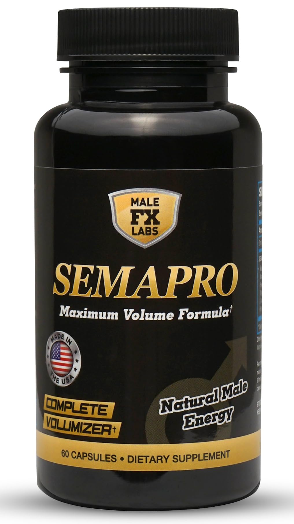 Semapro frontal del envase mostrando el diseño y beneficios de la fórmula