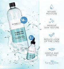 SenAllis textura del suero en gota mostrando hidratación ligera y absorción