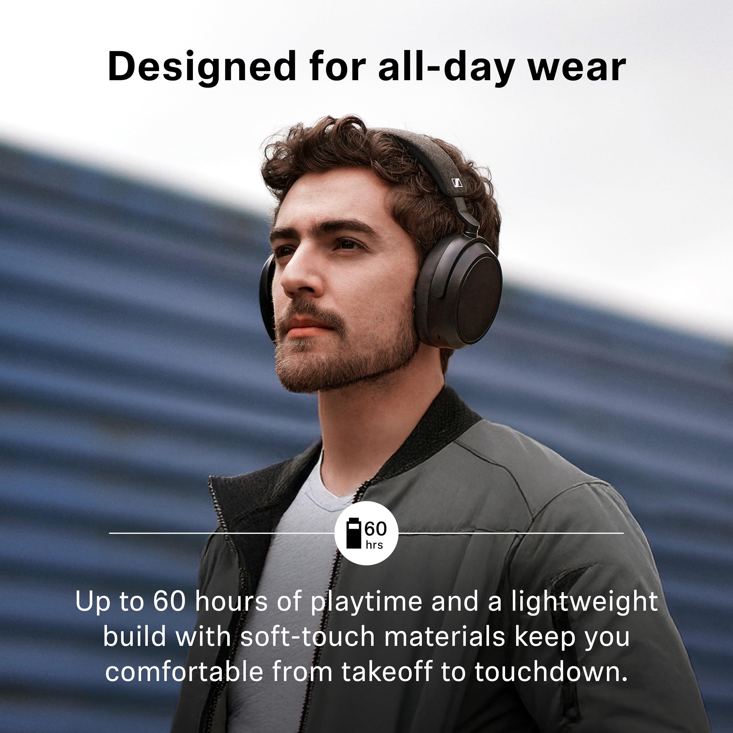Sennheiser Momentum 4 puerto USB-C en uso, carga rápida y batería prolongada