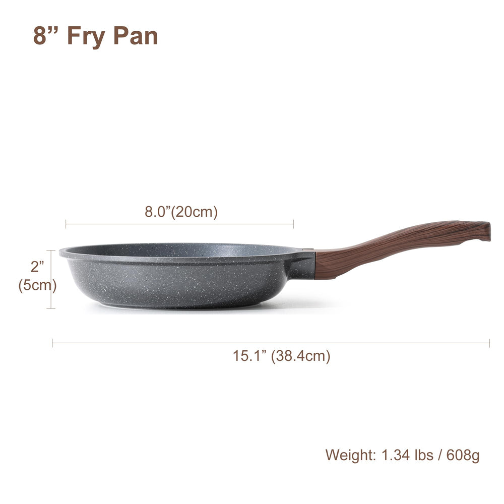 SENSARTE close-up of nonstick surface releasing food easily for low-fat cooking benefit