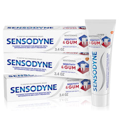Sensodyne frente del empaque mostrando marca y beneficio para sensibilidad
