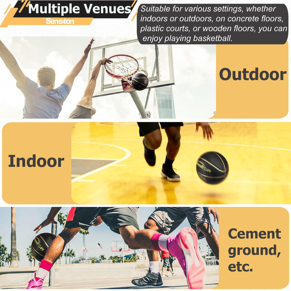 Senston comparación con mano que muestra tamaño oficial y manejo cómodo