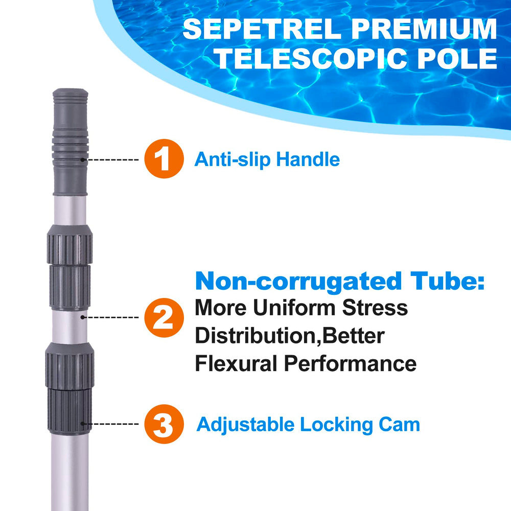 Sepetrel close-up of twist-lock showing secure adjustment and user convenience