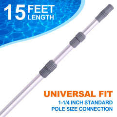 Sepetrel collapsed pole stored compactly showing space-saving portability