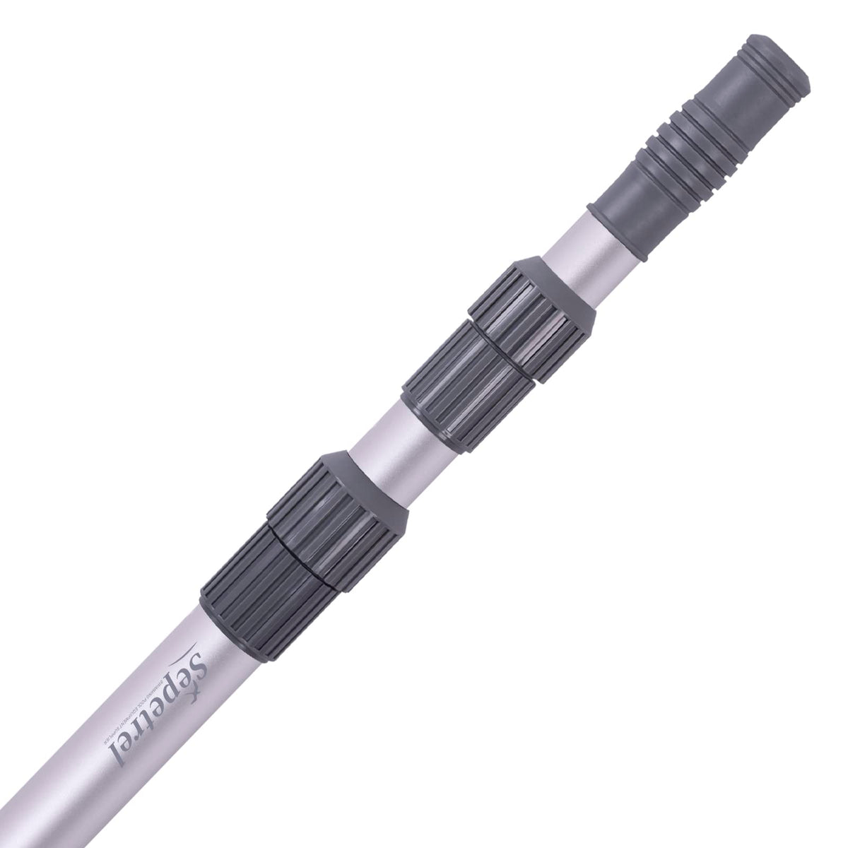 Sepetrel front view of full pole showing professional finish and ease of handling