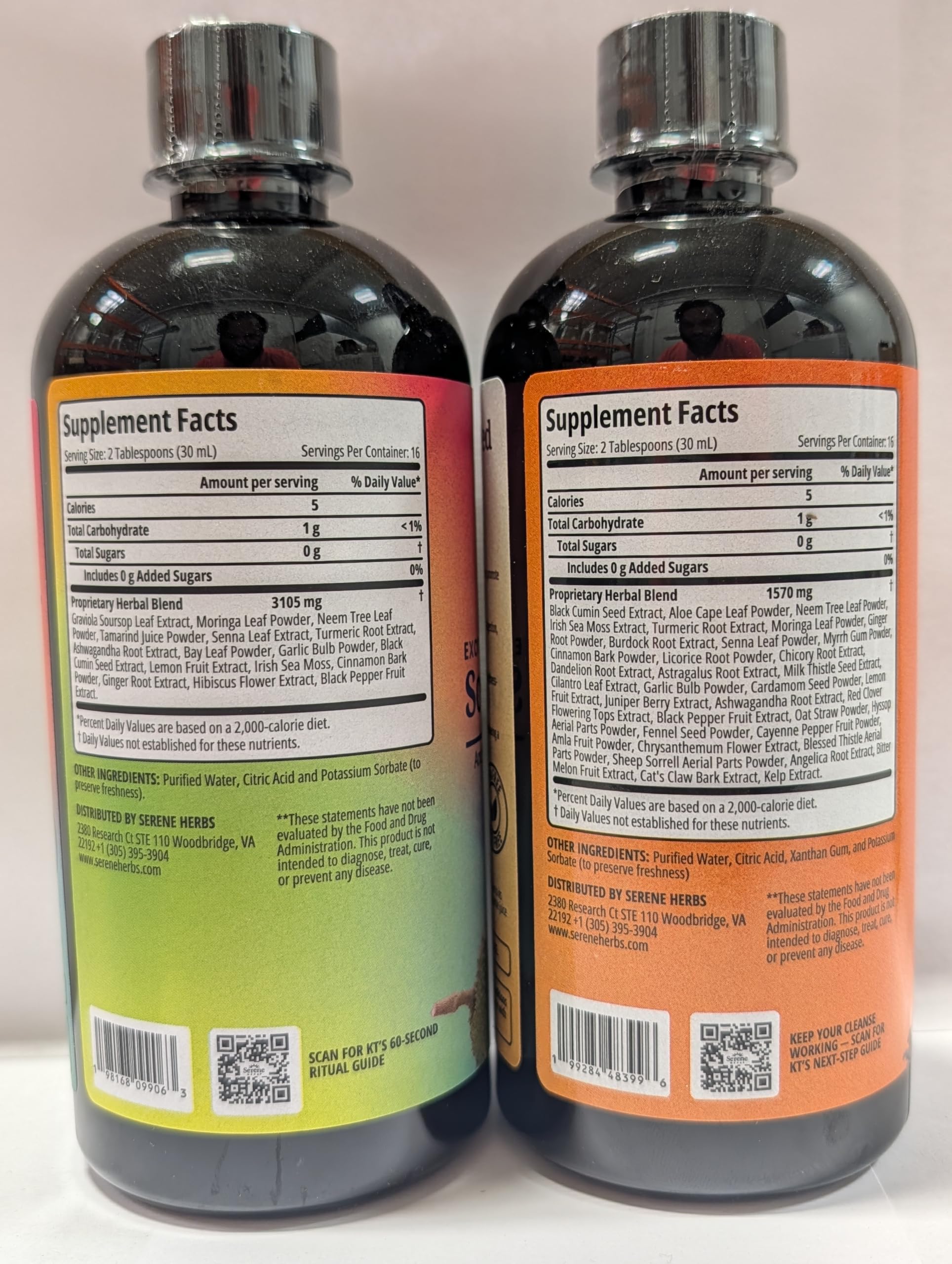 Serene Herbs en una encimera de cocina sugiriendo uso diario en estilo de vida saludable