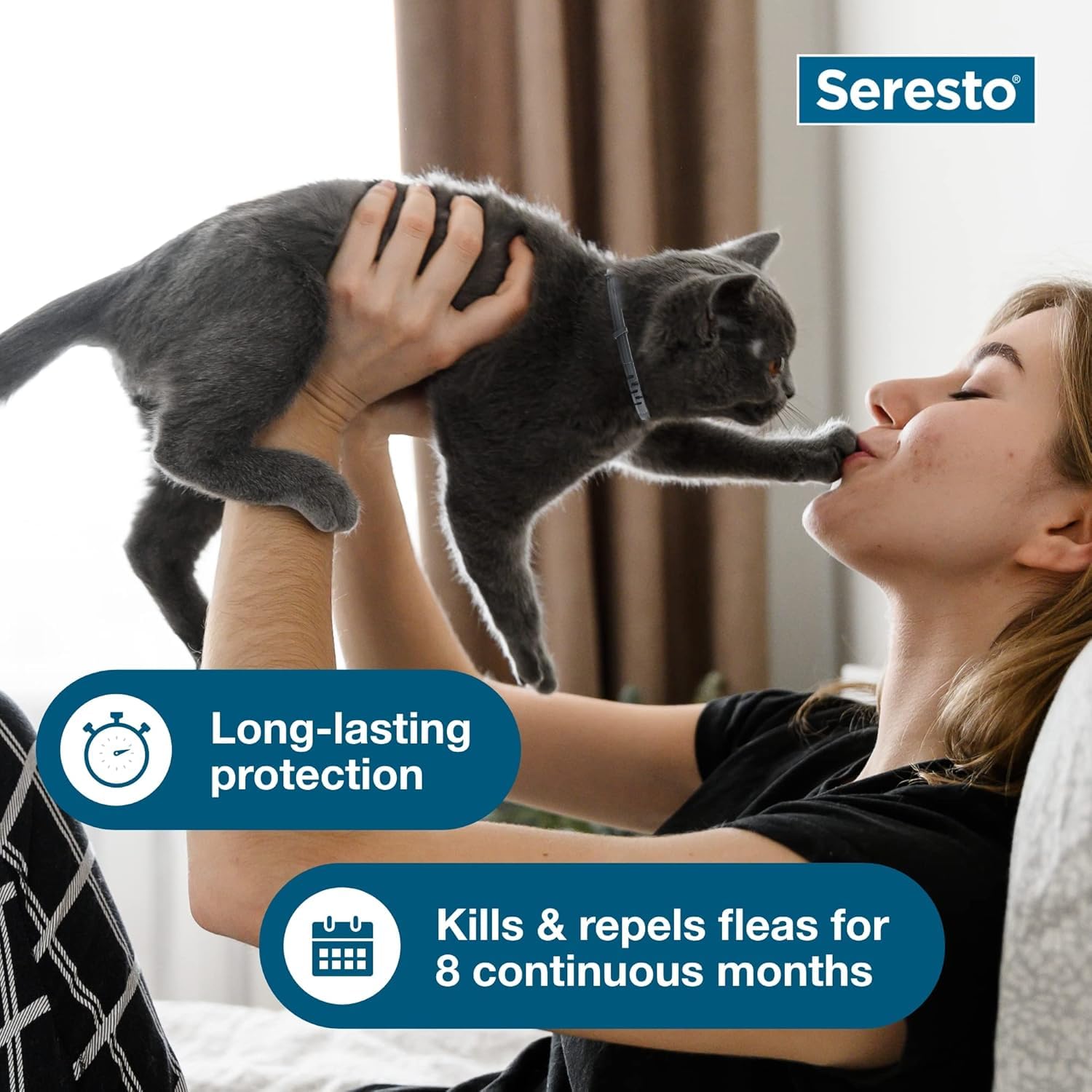 Comparación de tamaño Seresto para ajustar correctamente al cuello