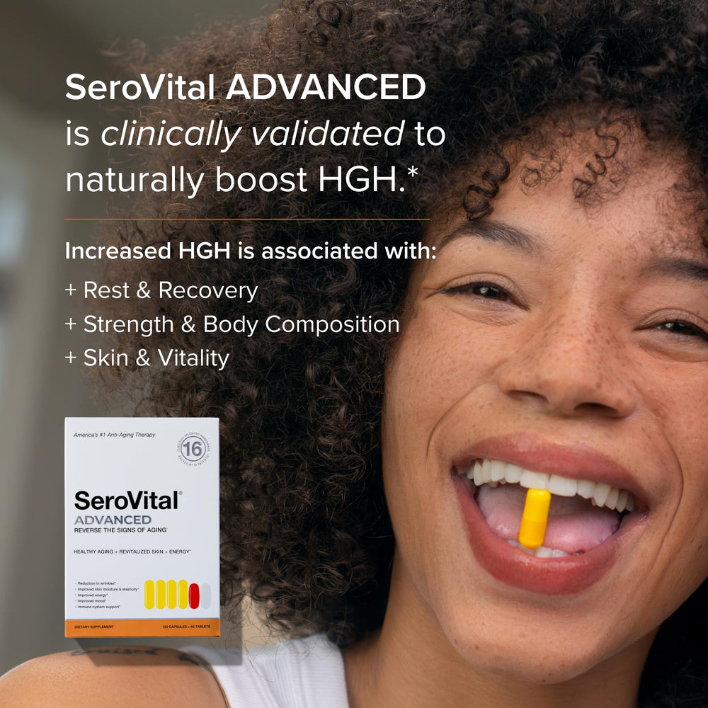 Serovital box packaging displayed to highlight retail-ready presentation