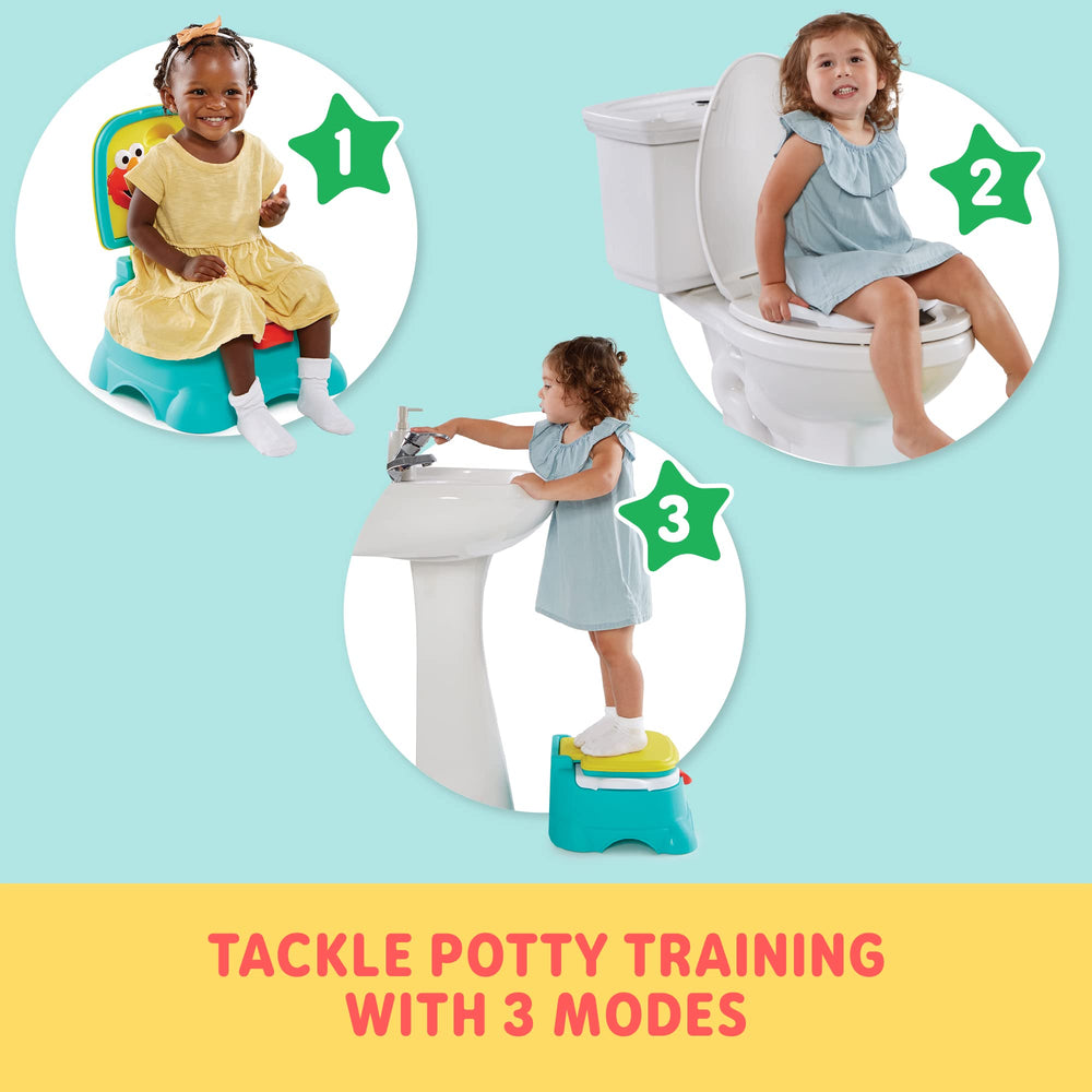 Sesame Street Elmo detalle del asiento ergonómico para mayor comodidad