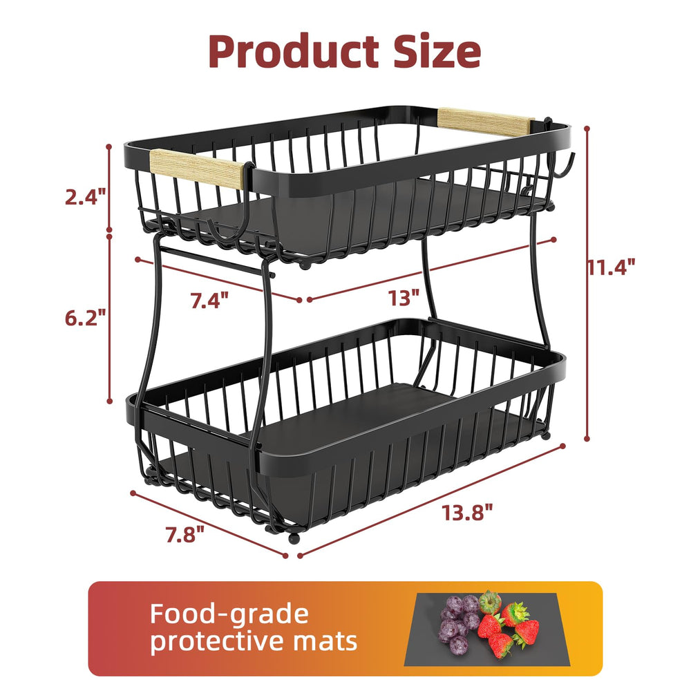 Sevenblue frutero en mesa para comparar tamaño y escala práctica