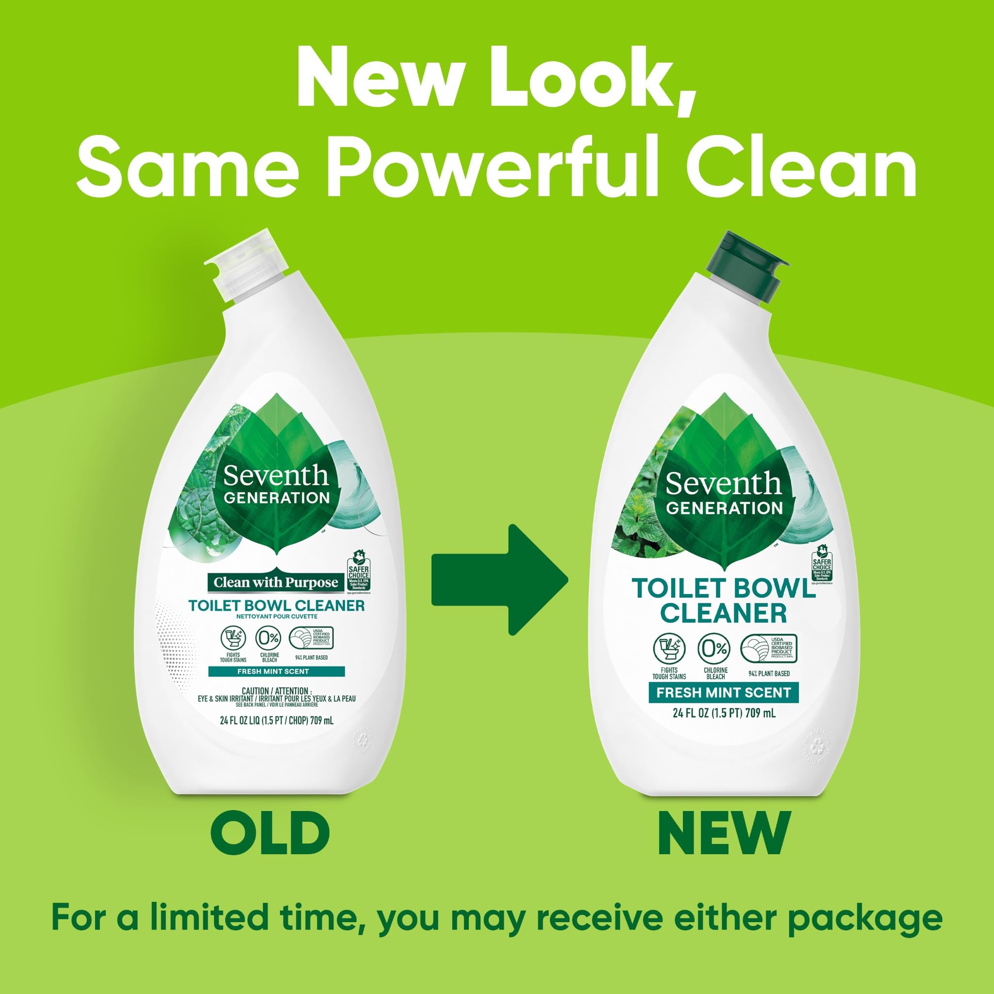 Seventh Generation primer plano de aceites esenciales que aporta aroma fresco