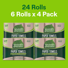 Seventh Generation primer plano de la textura que muestra absorción y resistencia
