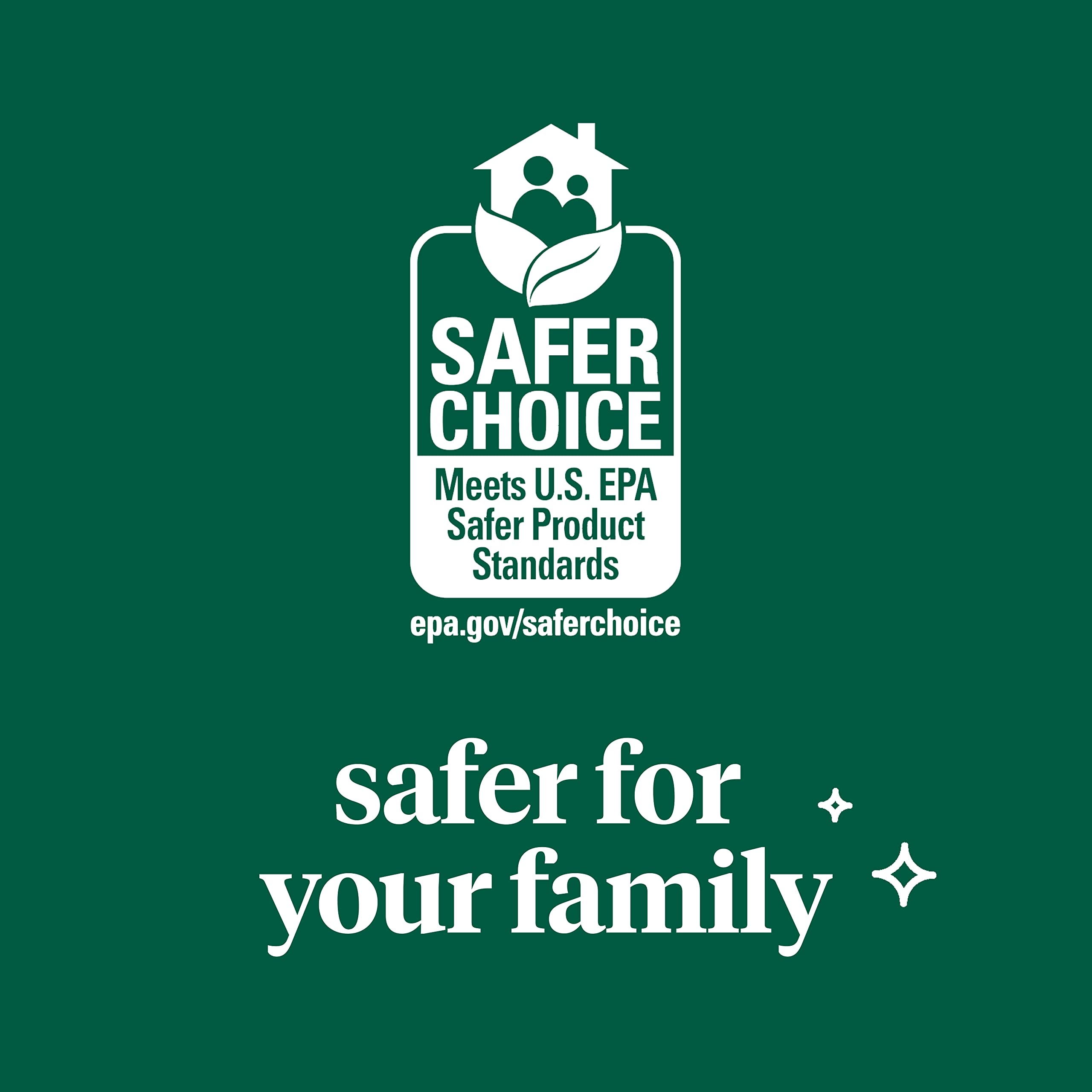 Seventh Generation etiqueta con certificación Safer Choice visible, opción segura