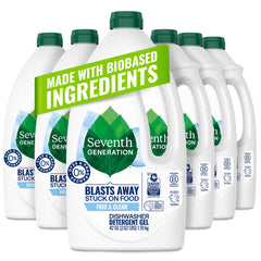Seventh Generation frente del empaque mostrando volumen y sin fragancias, confianza visual