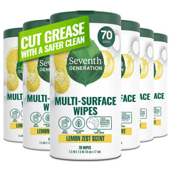 Seventh Generation pack frontal mostrando diseño y cantidad, solución práctica
