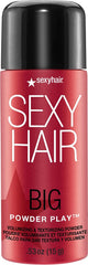 SexyHair envase frontal Powder Play mostrando diseño y tamaño práctico