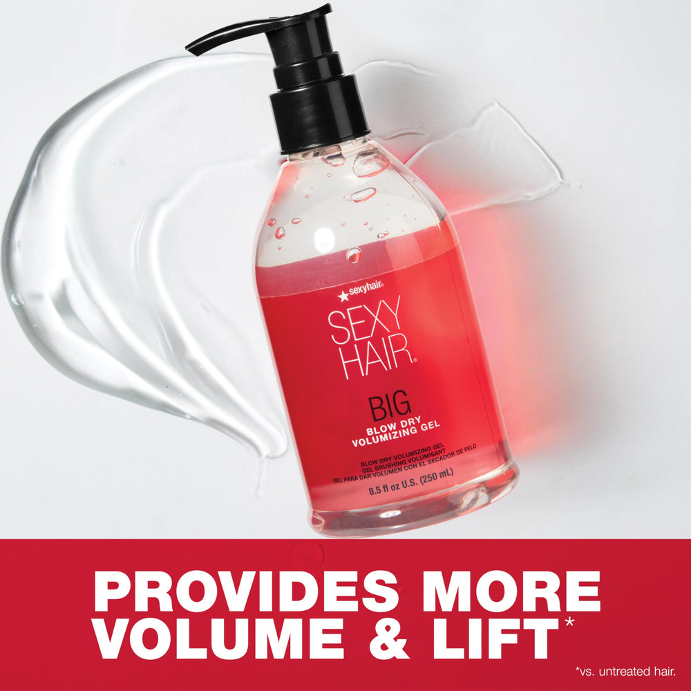 SexyHair gel texture close-up illustrating lightweight consistency and spreadability