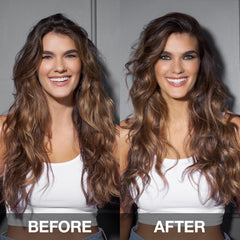 SexyHair product in hands styling short hair to create texture and separation benefit