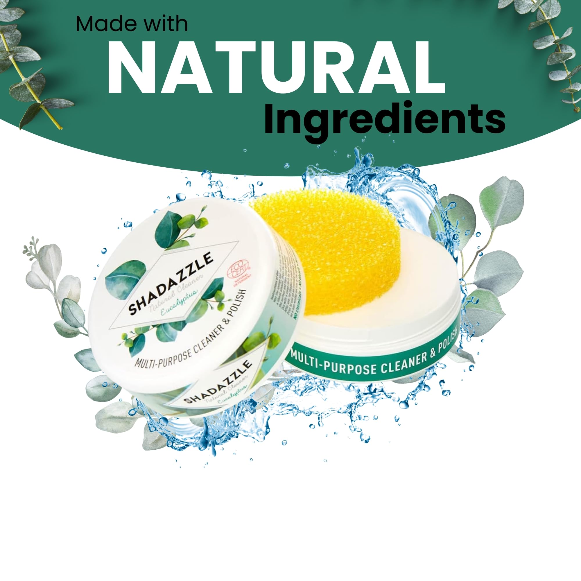 Shadazzle esponja incluida creando espuma para limpieza eficiente