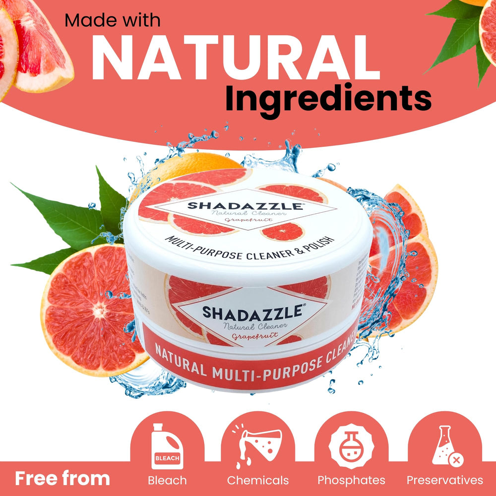 Shadazzle esponja humedecida generando espuma para limpieza efectiva