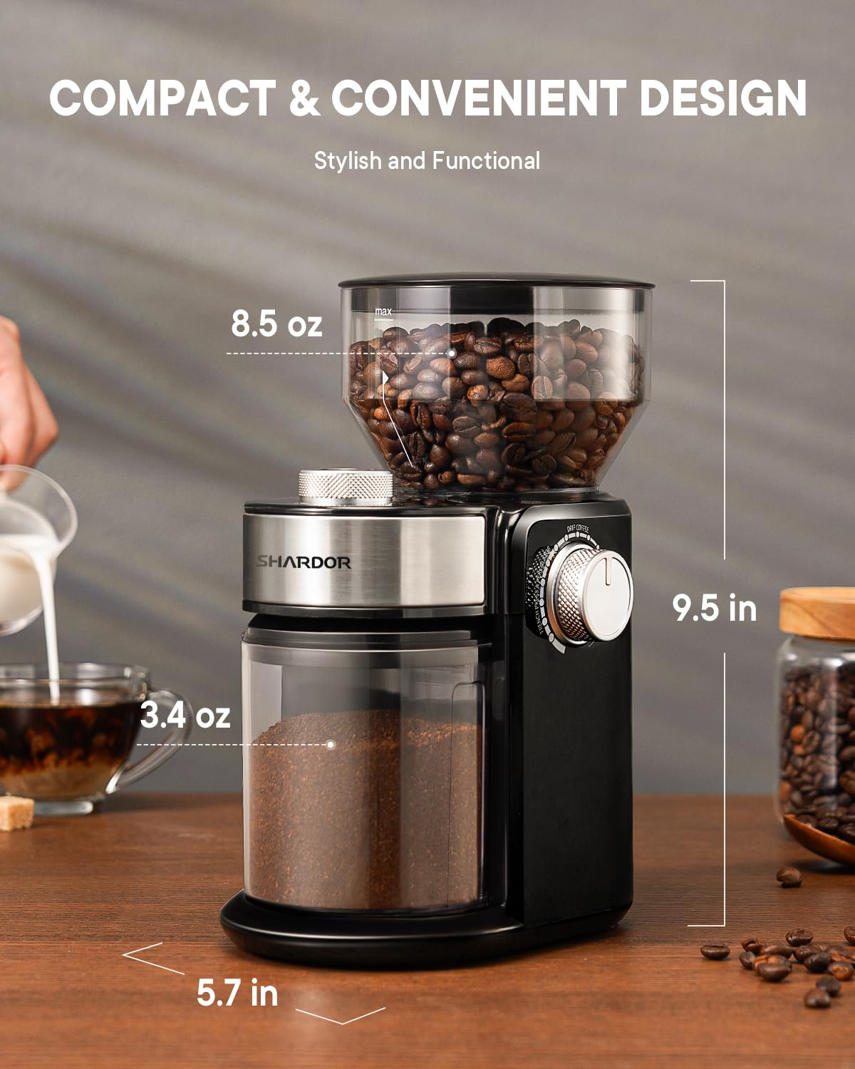 SHARDOR cepillo profesional y accesorios para limpiar micro-partículas fácilmente