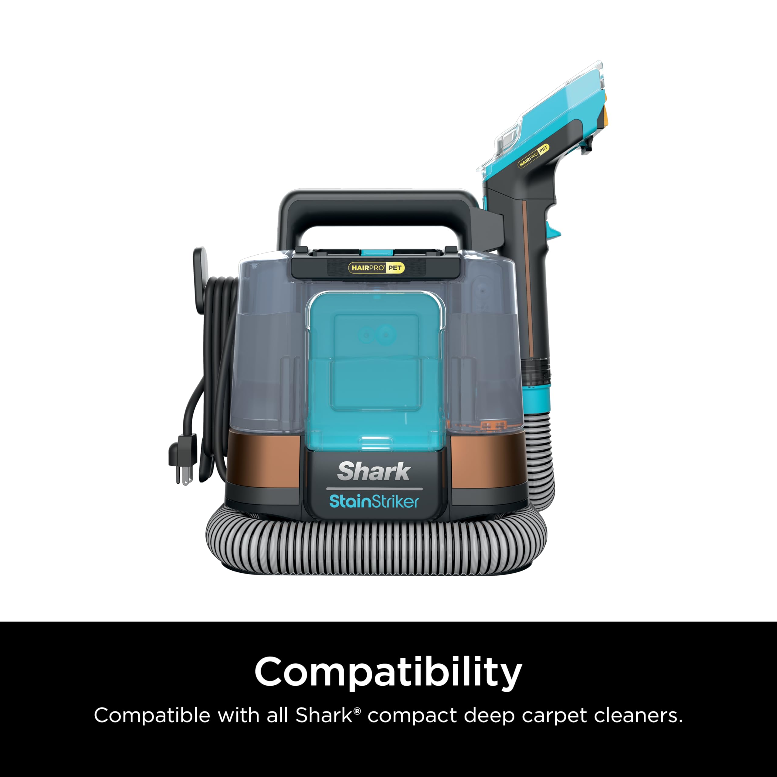 Shark Deep Clean Pet etiqueta visible destacando control de olores