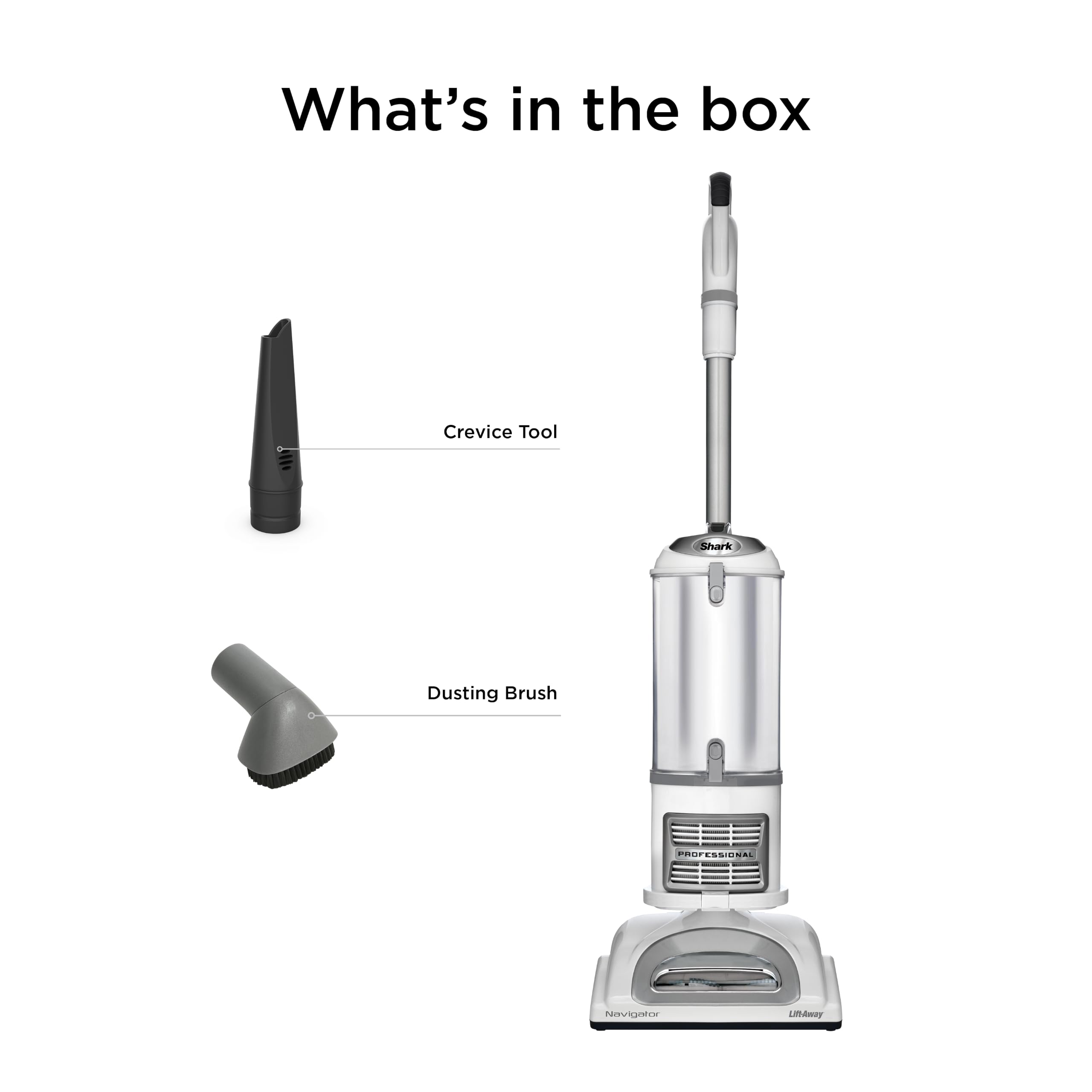 Shark Navigator en sala estilo doméstico demostrando limpieza completa