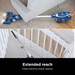 Shark Rocket boquilla con LED encendida que revela pelo y suciedad oculta