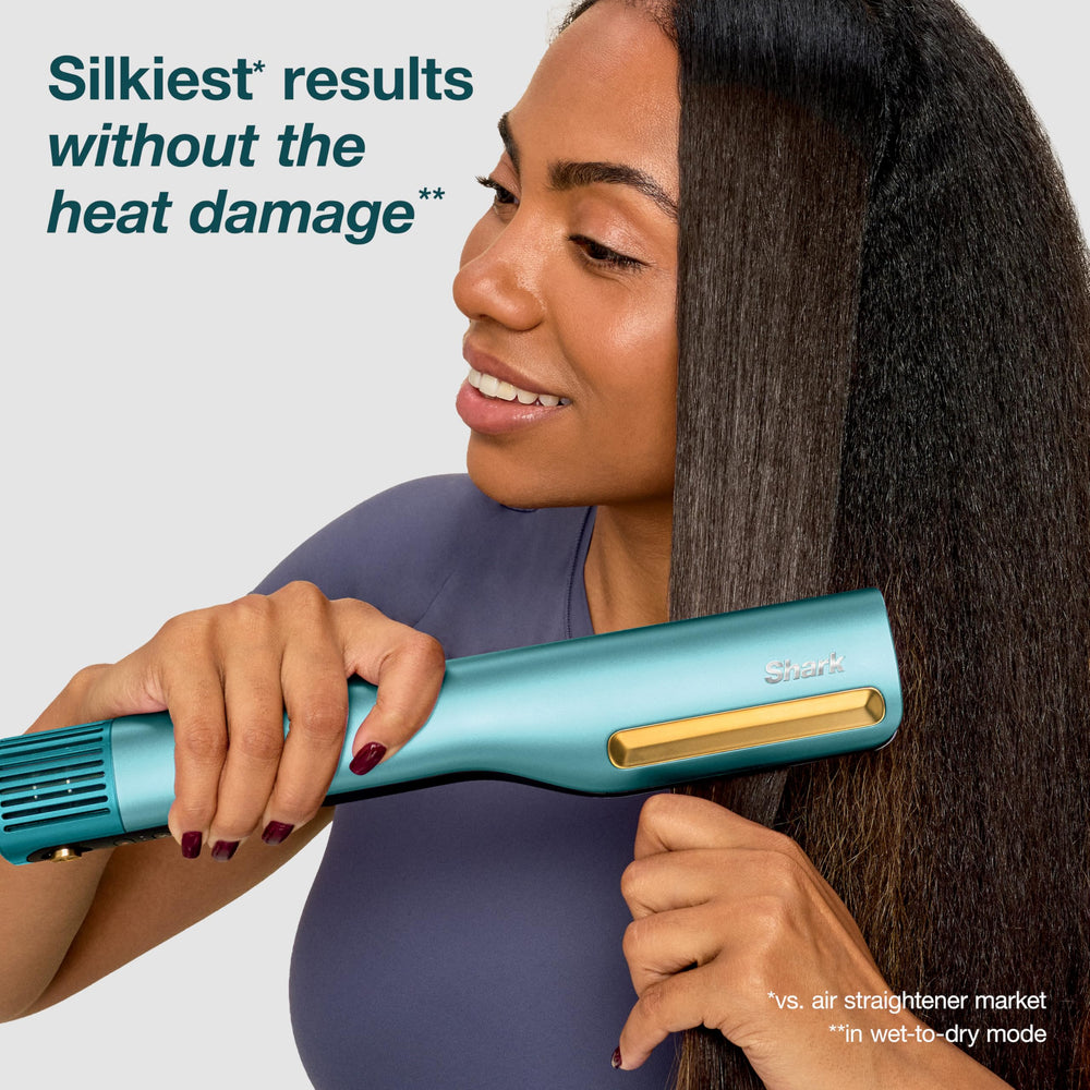 Shark SilkiPro Air placas cerámicas HeatSense en primer plano para calor uniforme