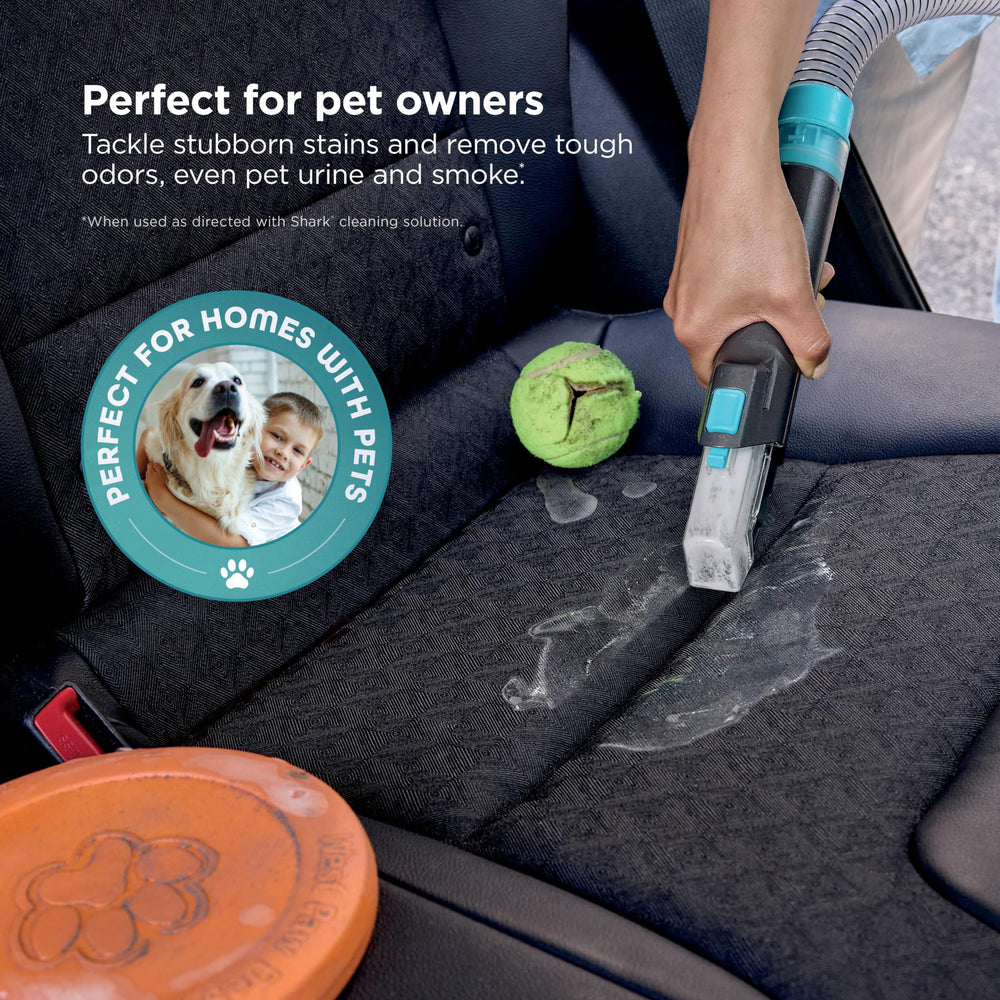 Shark StainStriker HairPro tanque sucio desmontable para vaciado higiénico