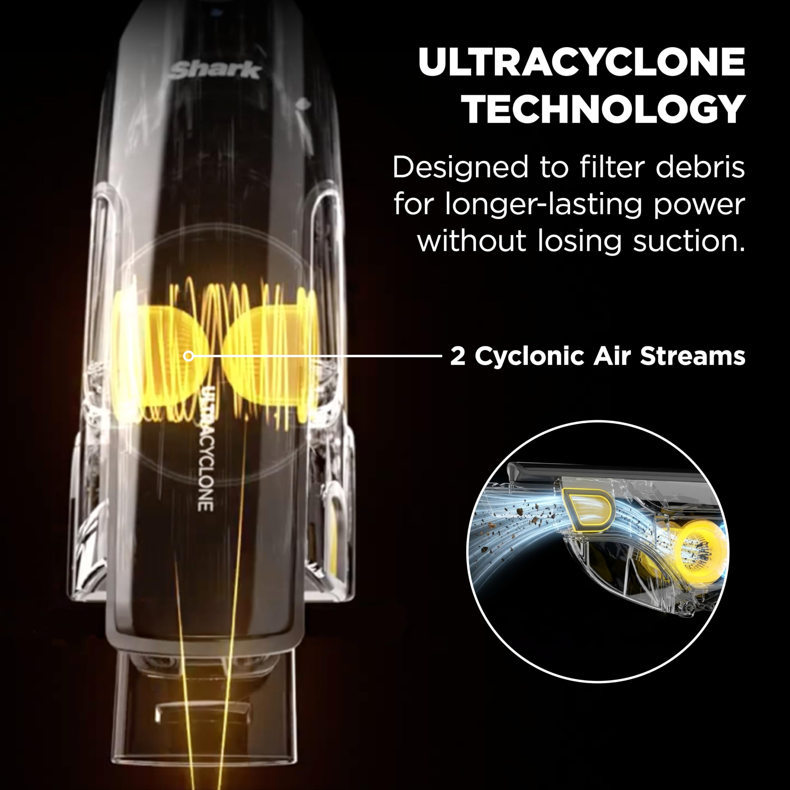 Shark UltraCyclone expulsión CleanTouch para vaciado higiénico y sin contacto