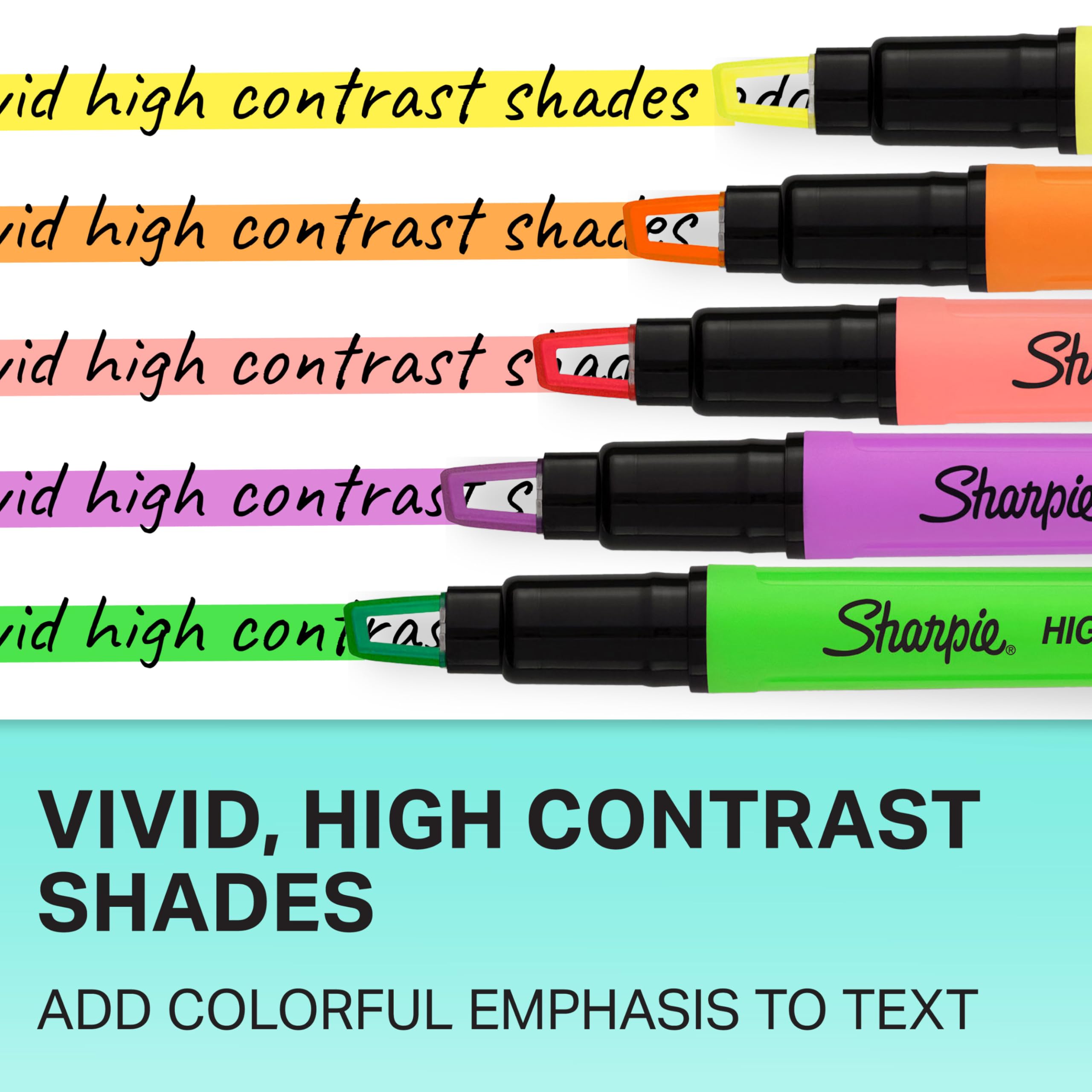 Sharpie comparado con bolígrafo para ver escala y control