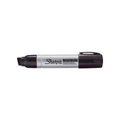 Sharpie trazo negro continuo demostrando opacidad y cobertura rápida