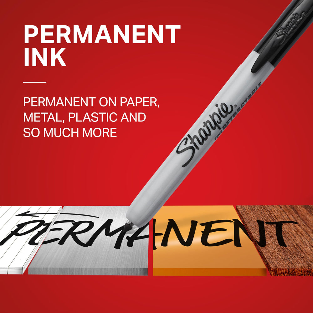 Sharpie punta fina detalle que muestra precisión para letras y dibujos delicados