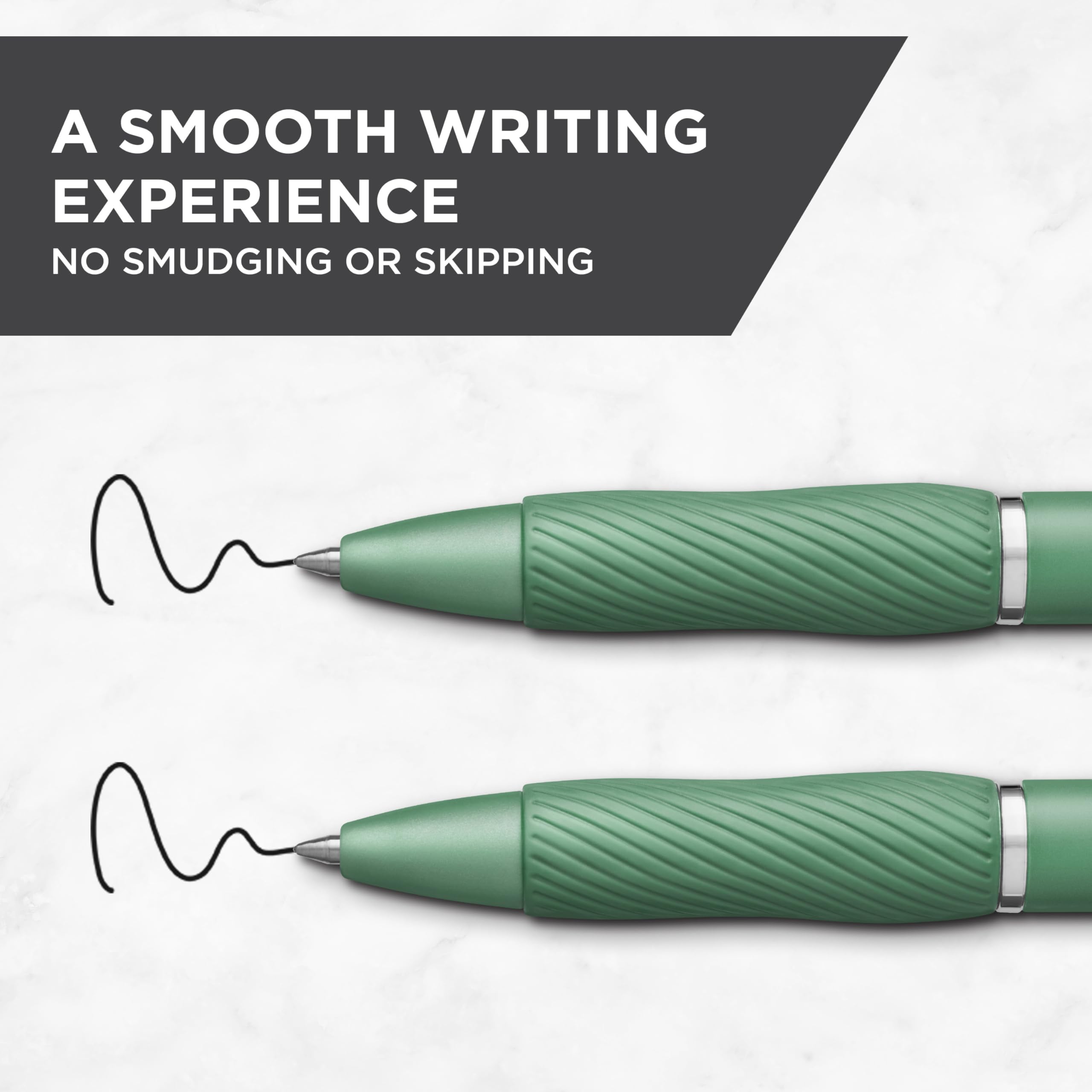 Sharpie S-Gel agarre contorneado que mejora comodidad en escritura
