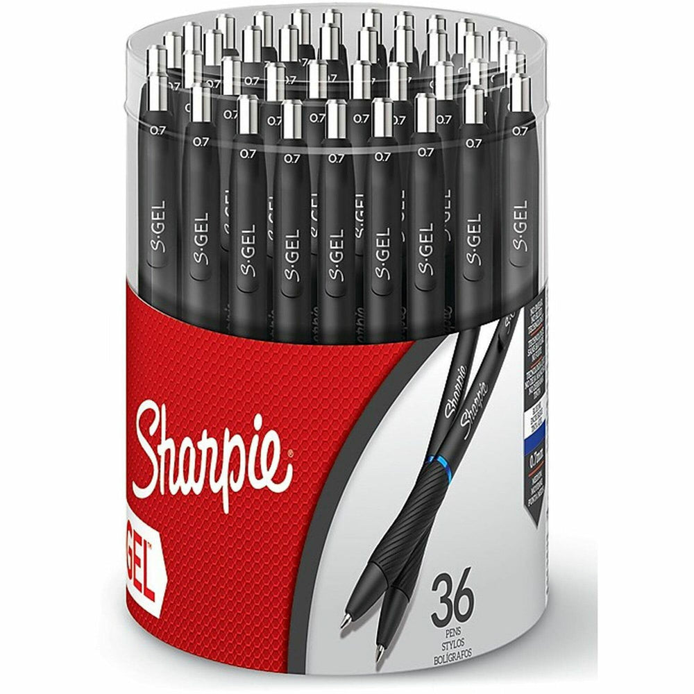 Agarre de goma contorneado del Sharpie S-Gel para mayor comodidad al escribir