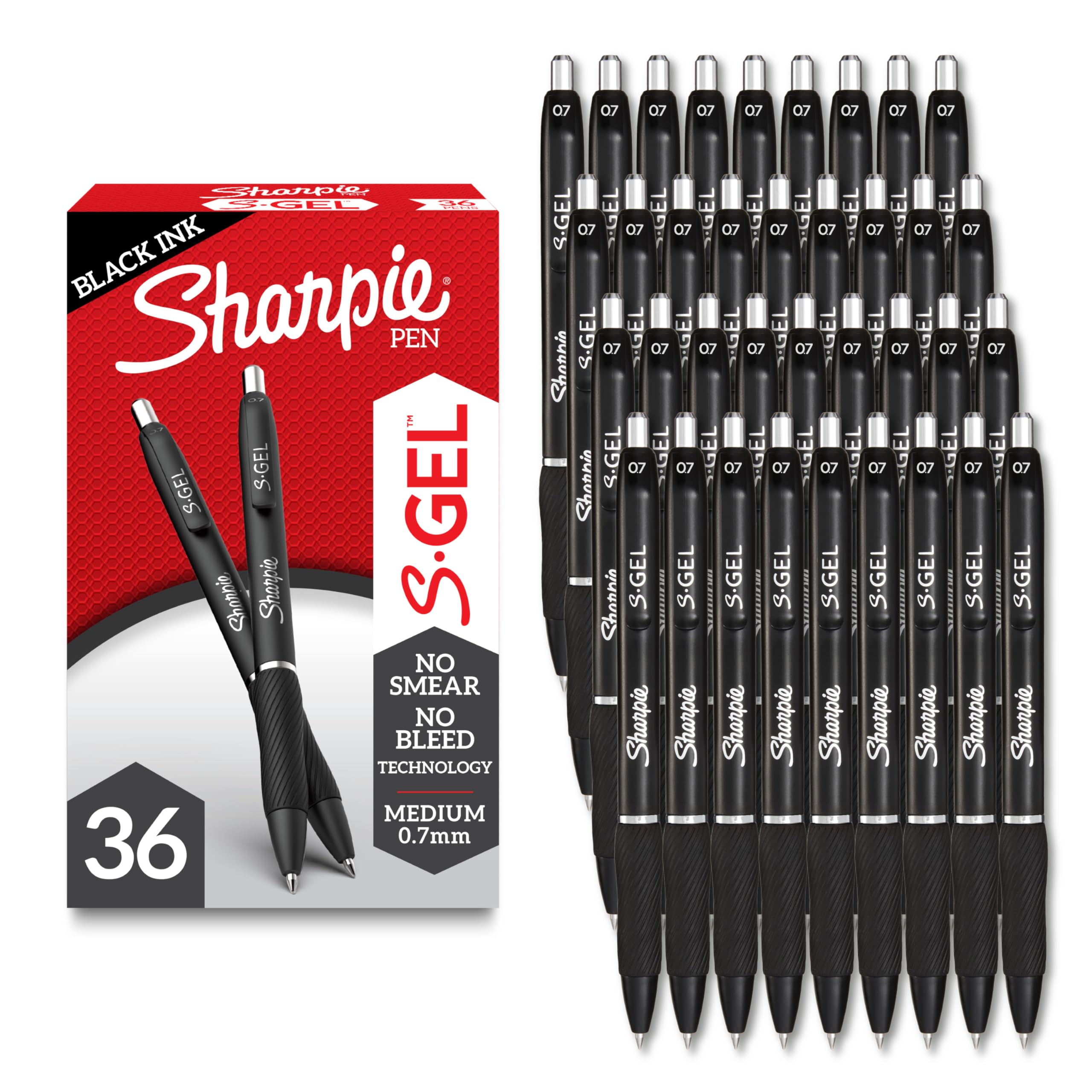 Sharpie mostrando el embalaje frontal y suministro confiable