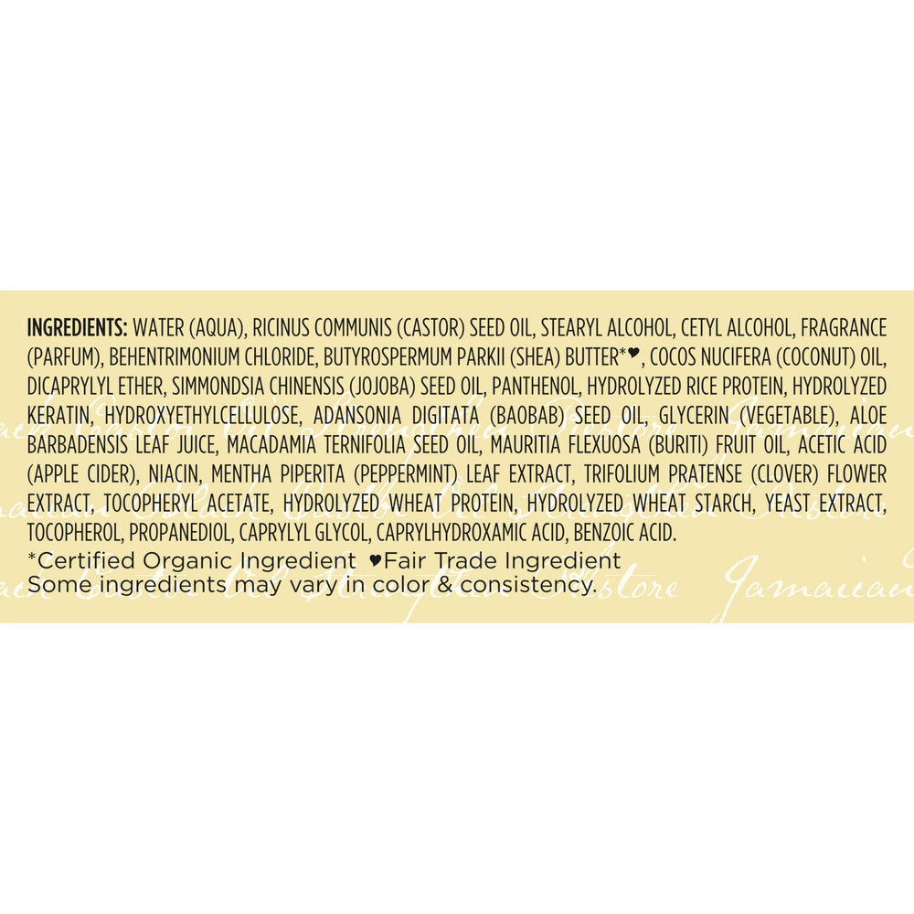 Shea Moisture rizos terminados brillantes y manejables después del uso