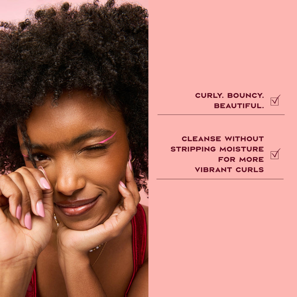 Shea Moisture etiqueta de ingredientes destacando coconut, hibiscus y neem