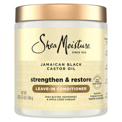 Shea Moisture botella frontal 20 oz mostrando diseño y uso fácil