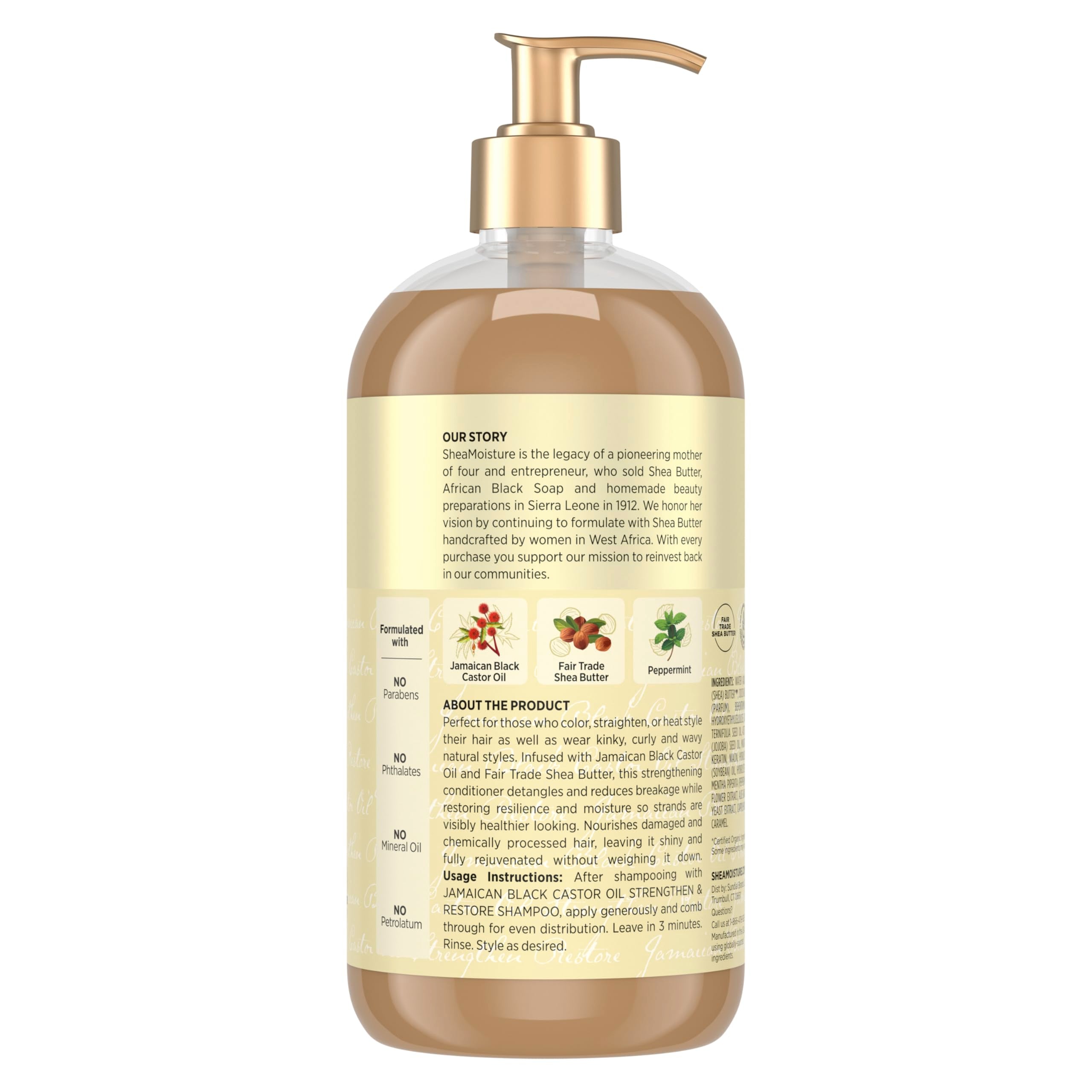 Shea Moisture textura cremosa de acondicionador que hidrata profundamente